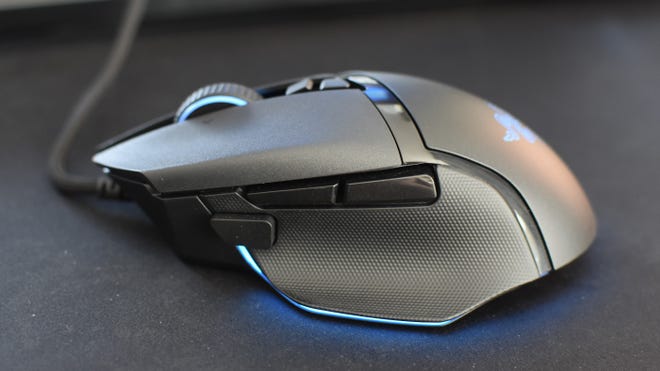 A photo of the Razer Basilisk V3 gaming mouse.